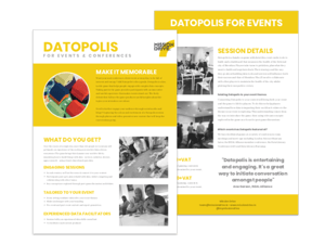 Get your free Datopolis factsheet for events